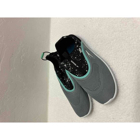 Speedo Gray Water‎ Shoes Slip On Aqua Skimmer Unisex Swimming Beach Size Medium - Picture 2 of 4